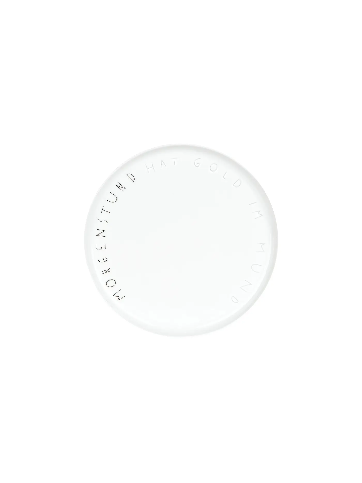 RAEDER | DINING Breakfast Teller Lebensmittelpunkt 20cm | weiss
